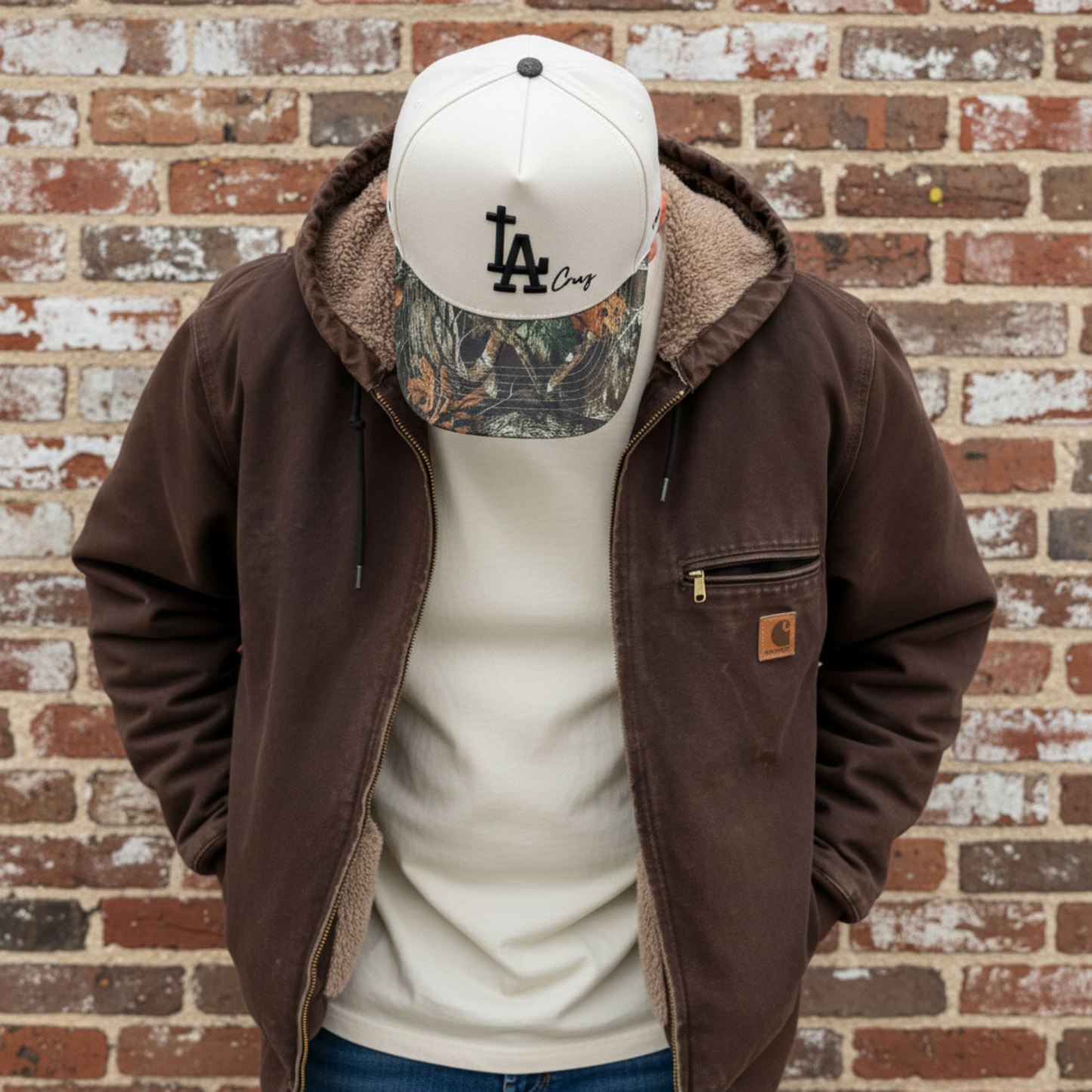 La Cruz / Camo & Bone Snapback