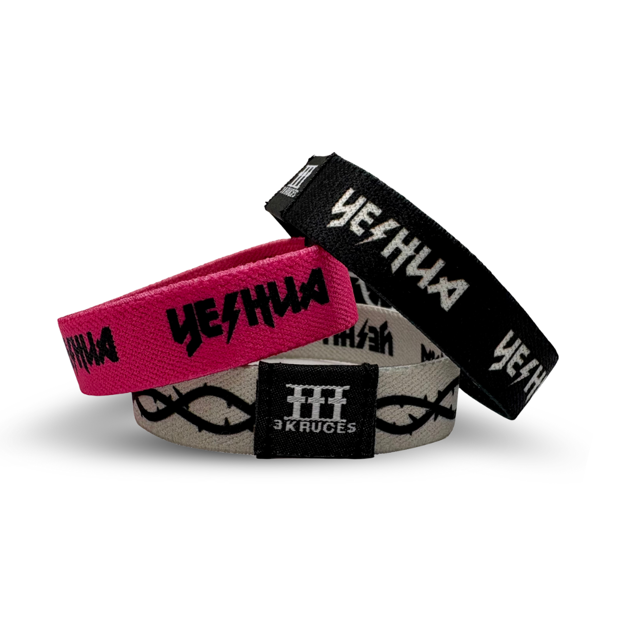 Women's Yeshua Reversible Wristbands (3pk)