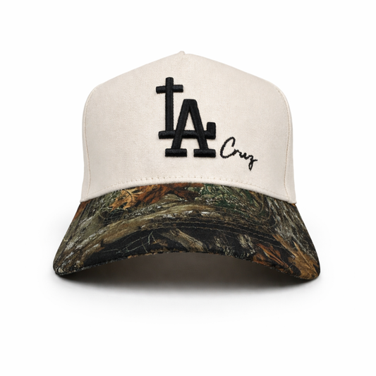 La Cruz / Camo & Bone Snapback