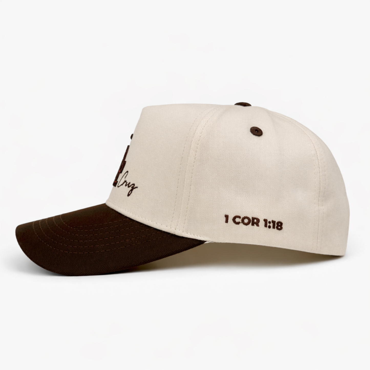 La Cruz / Bone & Brown Snapback