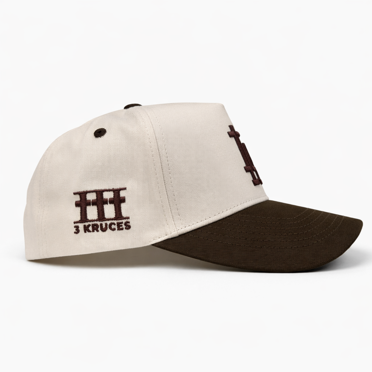 La Cruz / Bone & Brown Snapback