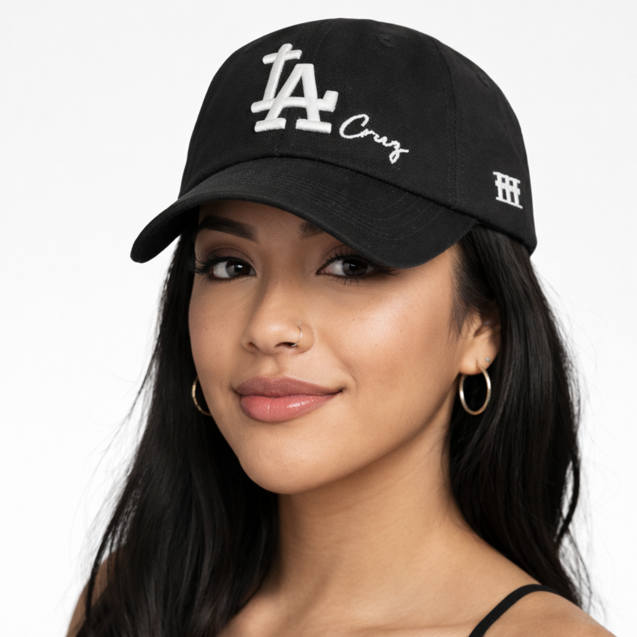 La Cruz Unstructured Hat / Black