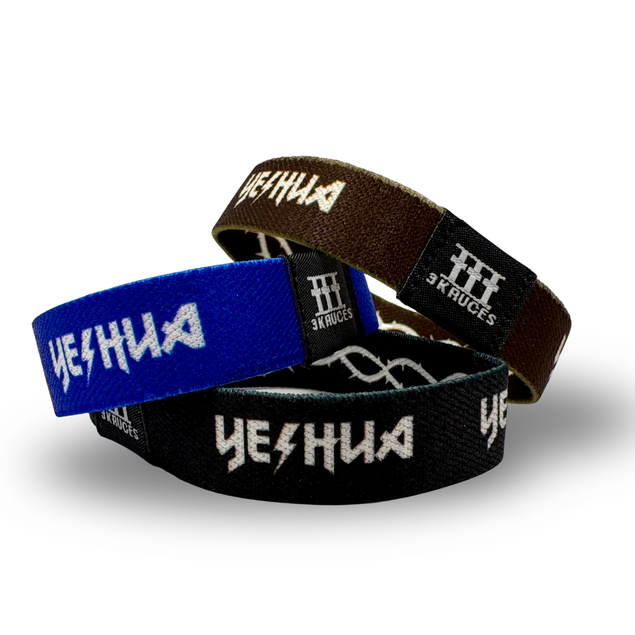 Men's Yeshua Reversible Wristbands (3pk)