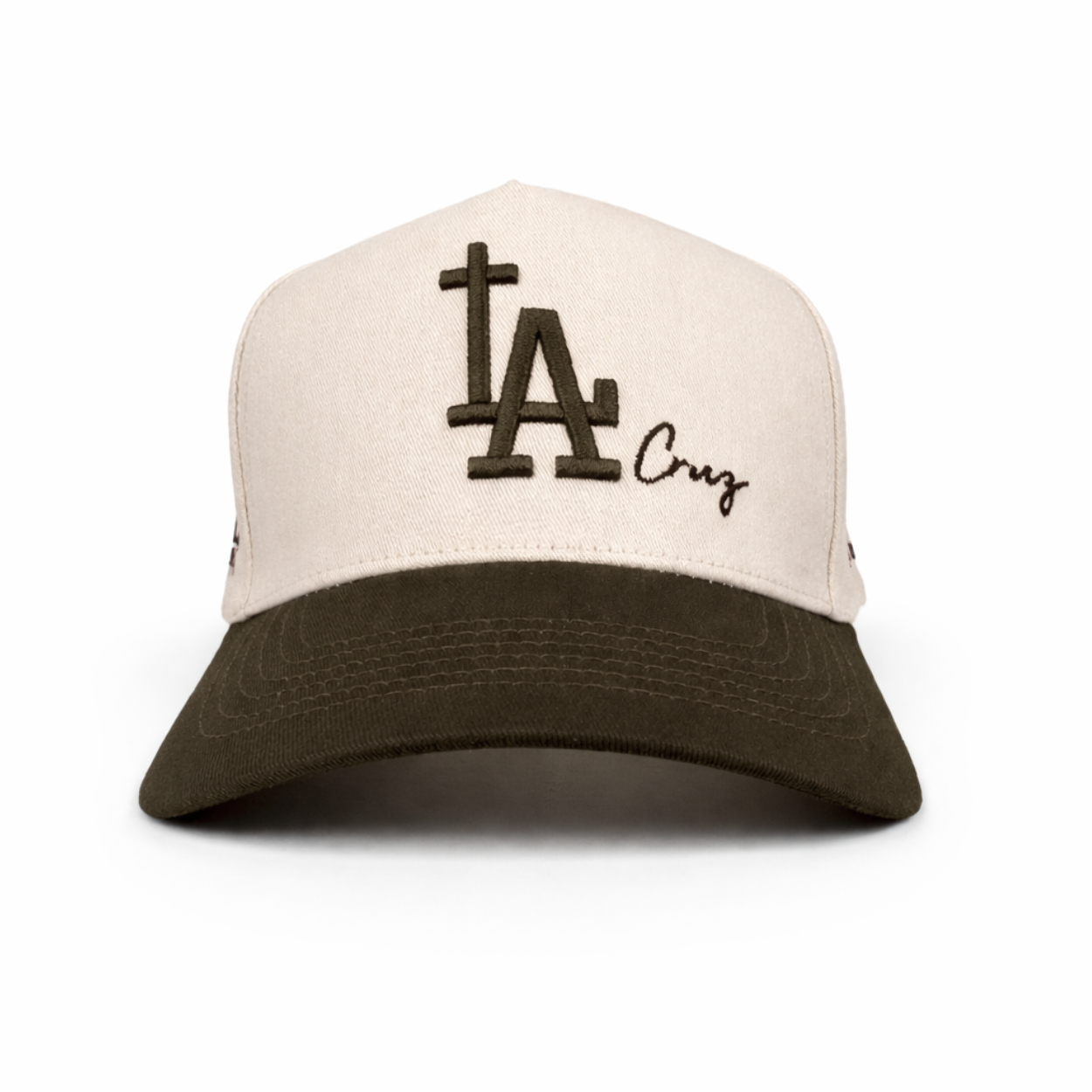 La Cruz / Bone & Brown Snapback