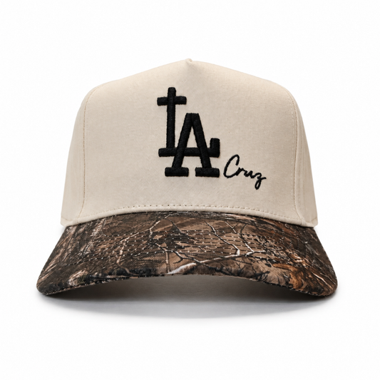 La Cruz / Camo & Bone Snapback