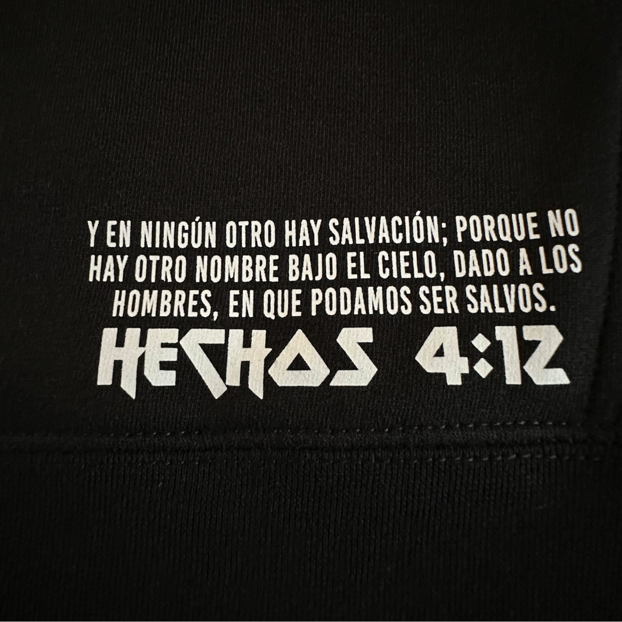 Hechos 4:12 playera camiseta sudadera