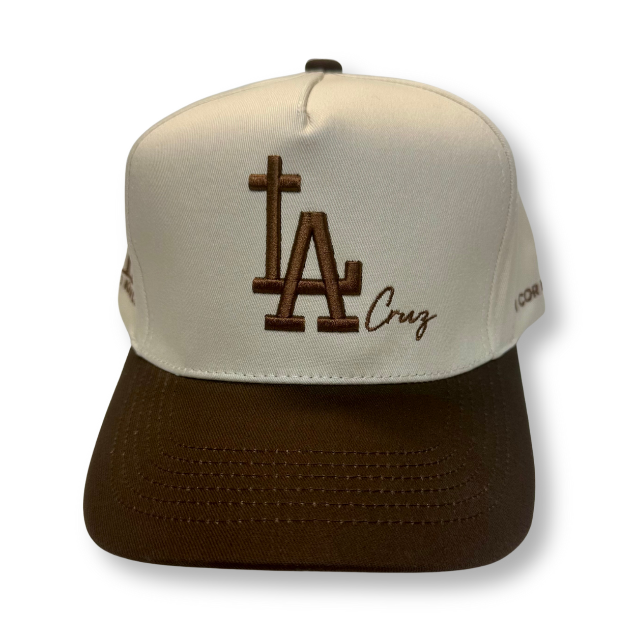 La Cruz / Bone & Brown Snapback