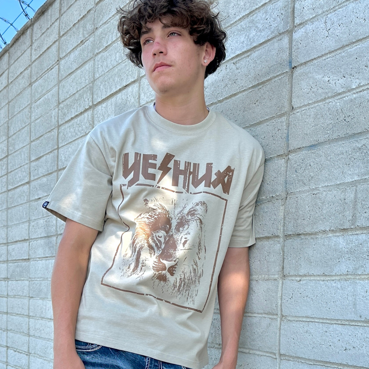 Yeshua "Sand" Heavyweight Oversized tee