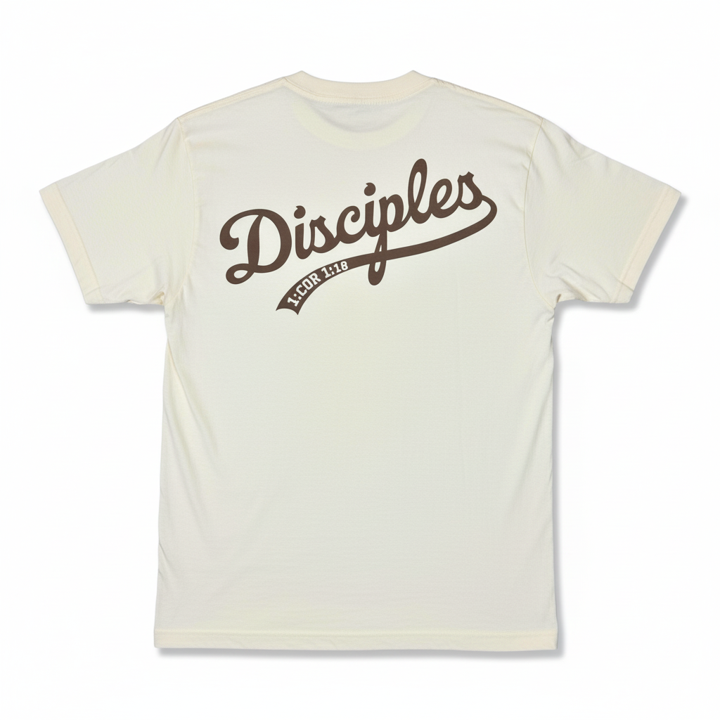 La Cruz Cream/Brown Classic Tee